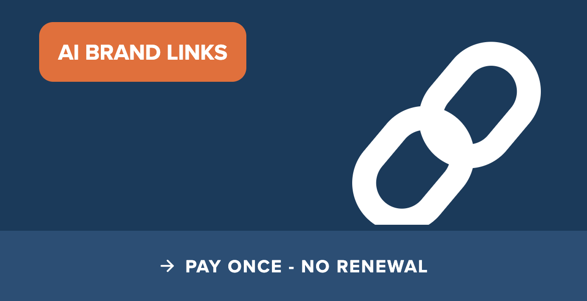 AI Brand Links (One-Time Only Order)